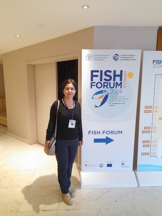 Fakültemiz öğretim üyelerinden Prof. Dr. Cahide Çiğdem YIĞIN,  Birleşmiş Milletler Gıda ve Tarım Örgütü (FAO) ve Akdeniz Genel Balıkçılık Komisyonu (GFCM) tarafından Antalya’da düzenlenen, balıkçılık forumuna (FishForum2024) katılım sağlamıştır.