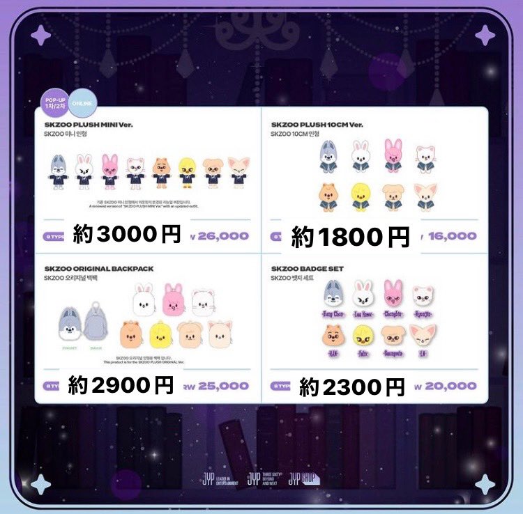 ⚠️SKZOOオリジナルとミニのぬいぐるみは洋服が変更された