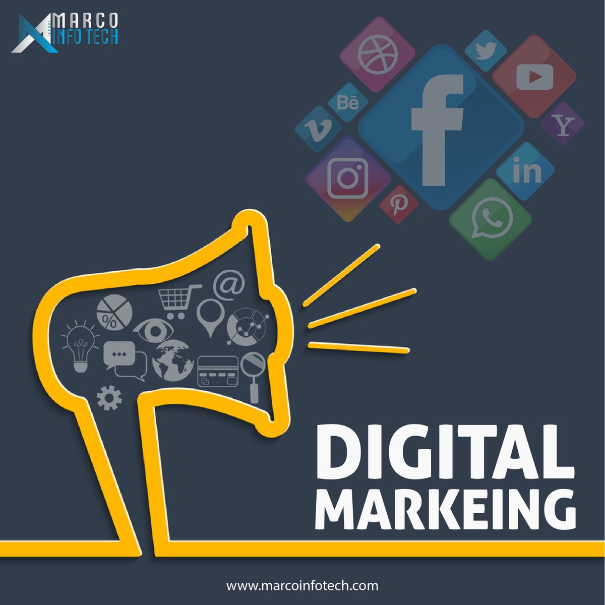 Digital dreams, tangible results. Join the success journey! 🚀💻 #DigitalDreams
.
.
#marcoinfotech #digitalmarketing #marketingadvice 🎡