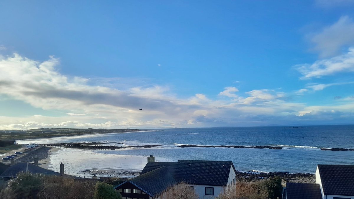 #TuesdayViewsDay: Spot the #Phoon in our Head of Engagement's view in #Lossiemouth! She was there to attend our #ArmedForcesCovenant signatory and Employer Recognition Scheme (ERS) Gold Award holder @moraychamber's 'An Audience with... Group Captain Jim Lee, Station Commander…