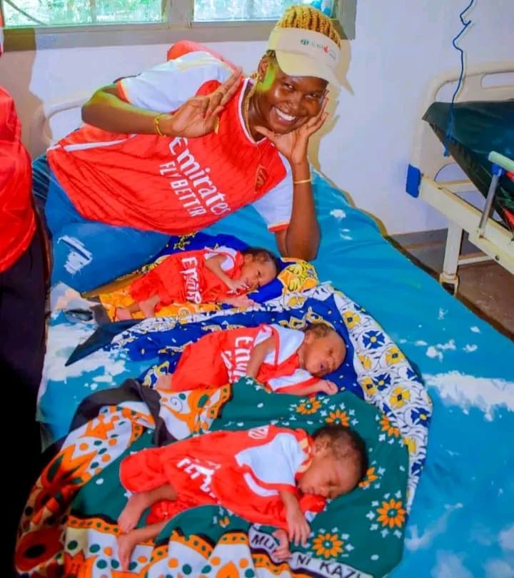 Gabriel Magalles, Gabriel Martinelli & Gabriel Jesus were born yesterday in Kakuma Turkana County - Kenya. ⁦@Arsenal⁩ ⁦@ArsenalWFC⁩ This is love for u 😇