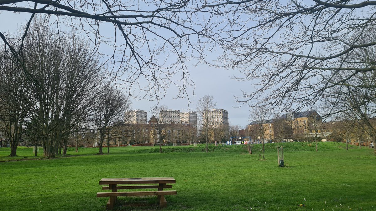 Wennington Green with the Cranbrook estate in the background. #LoveTowerHamlets