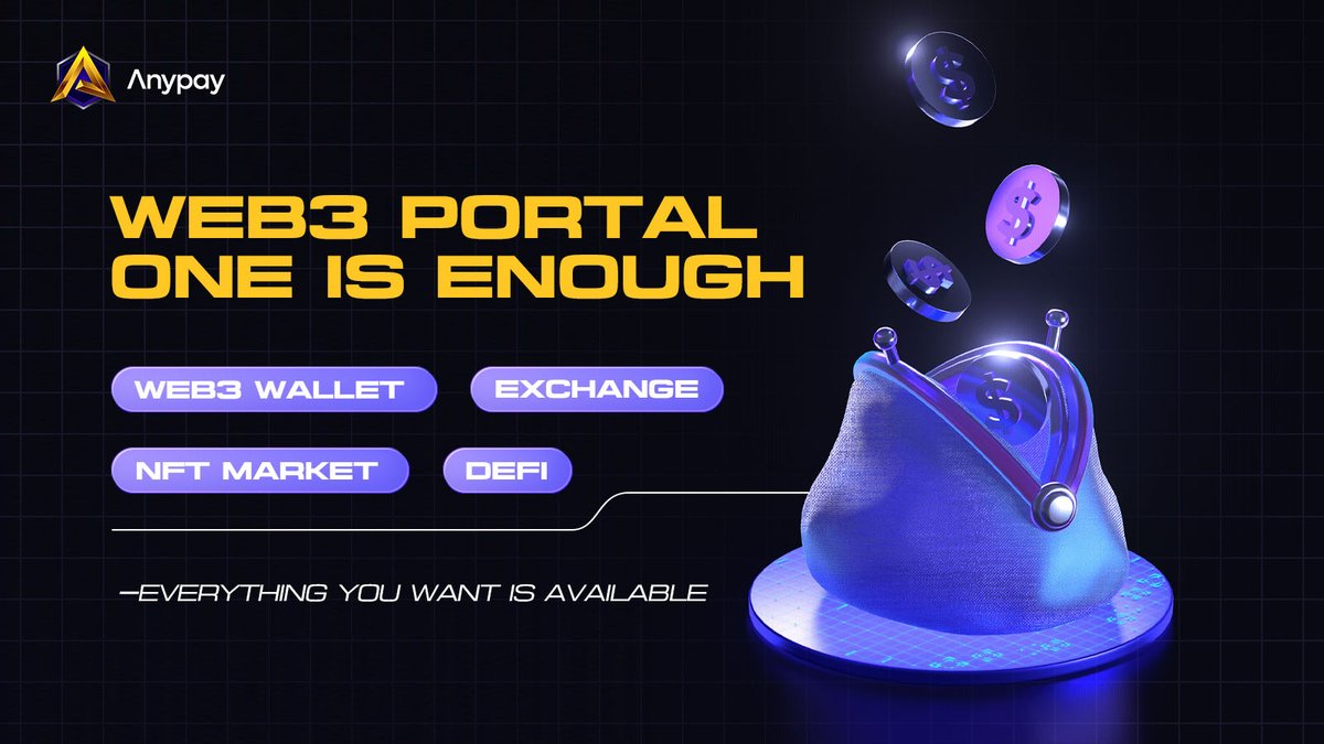 AnypayWeb3's tweet photo. 💥💥Break through the boundaries of traditional payment and integrate the legal #currency payment system, allowing free and seamless switching between cryptocurrency payment and legal currency payment.#anypay

🚀Cryptocurrency trading, NFT market, DeFi - everything you want https://t.co/Pcwx1N6aPf