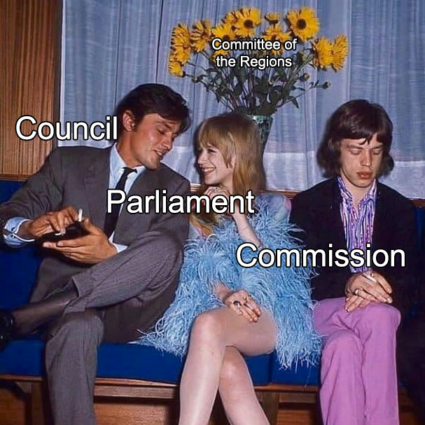 This weird interregnum where Council and Parliament are flirting...