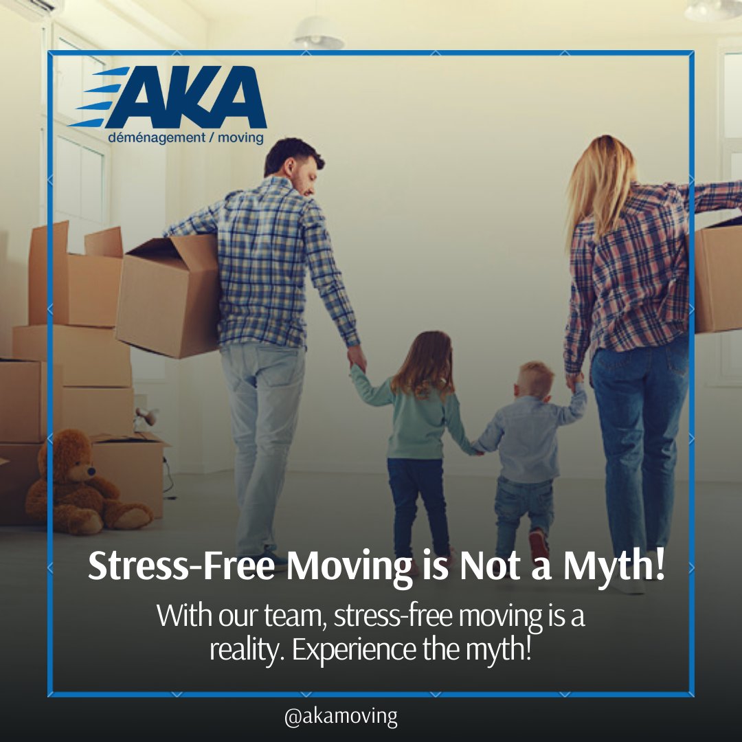 AKA_Moving's tweet image. Stress-Free Moving is Not a Myth! �
With our team, stress-free moving is a reality. Experience the myth! #StressFreeMoving 
#MoversAndPackers #MovingReality #ExperienceTheMyth #MovingWithoutStress