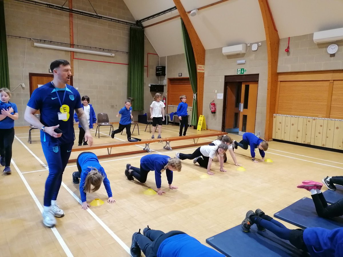 Big energy, big fun and big fundraising here at @Our_Llangattock today for our Sponsored Fitness Event with @sportsfs with Jack Rutter @jackrutter2 KS2 have been amazing! Well done everyone 👏