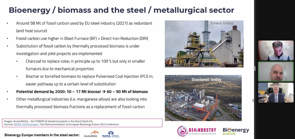 World_Bioenergy's tweet photo. 🗣️ Our webinar on "Renewable Heat using Biomass for Industries" is live right now, and we're thrilled to have Manolis Karampinis from @bioenergyEU, presenting insights on bioenergy across various sectors 🏭🌱

 #RenewableEnergy #Biomass #IndustryInsights #WBAEvents #Bioenergy https://t.co/qSOlpWKyFW
