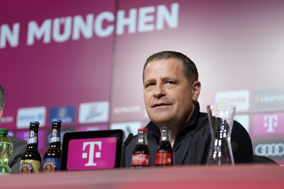 FCBayern's tweet photo. 🗣️ #Eberl: "Erstmal liegt der Fokus auf den restlichen drei Monaten dieser Saison. Gleichzeitig haben wir die Klarheit, dass wir im Sommer einen neuen Trainer brauchen. Wir werden gemeinsam Gespräche führen. Wir müssen den passenden Trainer für Bayern München finden und die Spieler, die zu Bayern München und dann auch zum Trainer passen. Das sind die Aufgaben, die Christoph Freund und ich angehen werden. Wir werden viele Gespräche führen und ich bin mir sicher, dass wir die richtigen Puzzleteile für die Saison 2024/25 finden."
