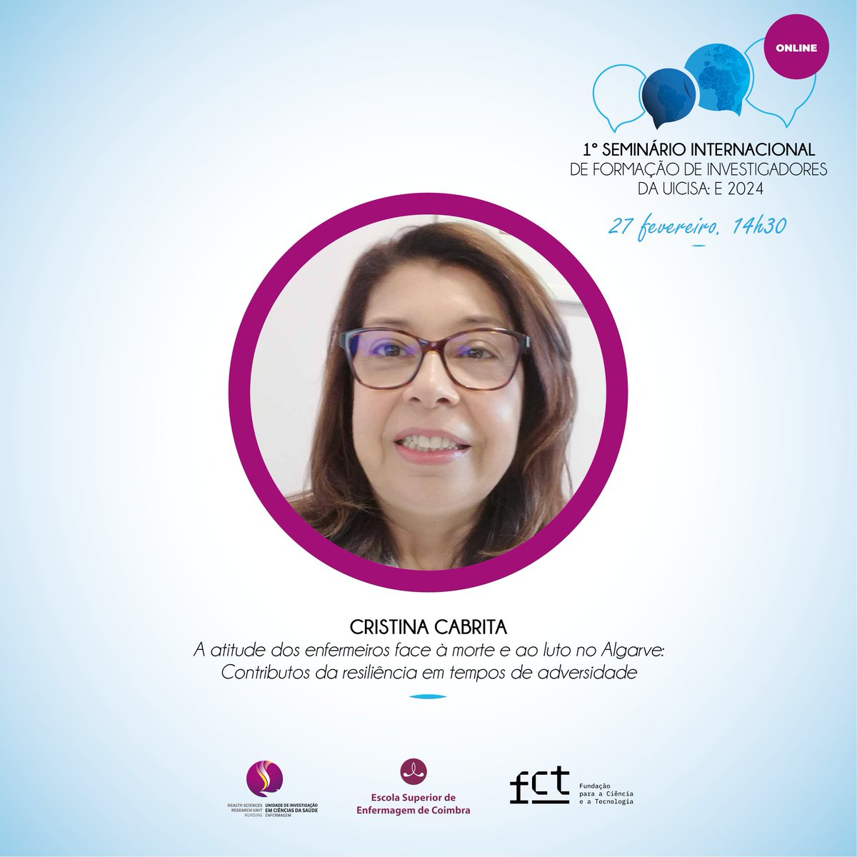 Unidade de Investigação Ciências Saúde: Enfermagem tweet media