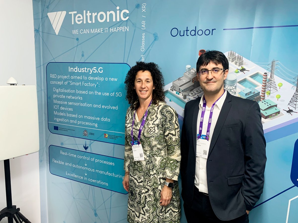 teltronic_zgz's tweet image. Industry5.G está presente en nuestro espacio en el #MWC24
Recibimos la visita de @Embeblue uno de nuestros partners en este proyecto que investiga nuevos modelos de operación para mejorar la competitividad de la industria a partir de redes privadas #5G y una #sensorización masiva