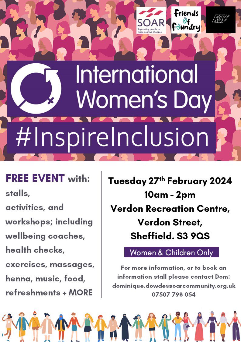 Cally & Caroline are at the @FriendsFoundry @FoundryPCN #InternationalWomensDay event today at Verdon Street Recreation Centre, to hear about the small things that make a big difference to you & share why we’re encouraging people to talk about Advance Care Planning ☺️ #Sheffield