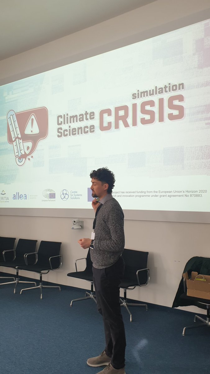 Happening live today: <a href="/NObermeister/">Noam Obermeister</a> running the Climate Science Crisis Simulation by <a href="/SocSim/">Social Simulations</a>: <a href="/IIASAVienna/">IIASA</a> researchers practicing how to safeguard trust in climate science during crisis - a mission at our core <a href="/TRUST_SI/">TRUST SI: Tools for Raising & UnderStanding Trust</a>