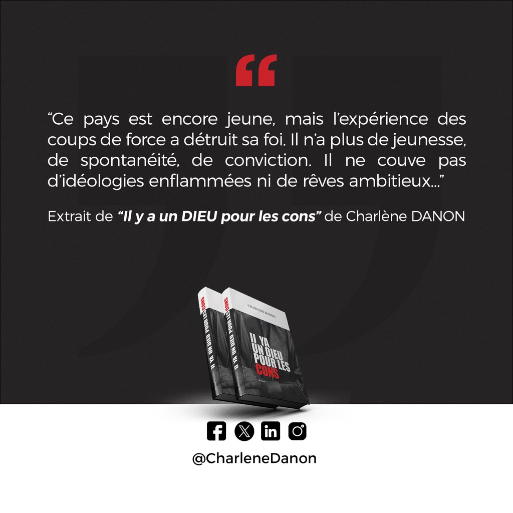 L’école est perturbée. Des familles à la rue. Des factures incroyablement salées. Du tchep au menu….Bref ! 

Précommandez ! 9900 cfa. 
Waves : 0143736771
OM : 0708902732

Ps : Toute ressemblance avec des situations socio-politiques d’actualité n’est que pure coïncidence. 😎