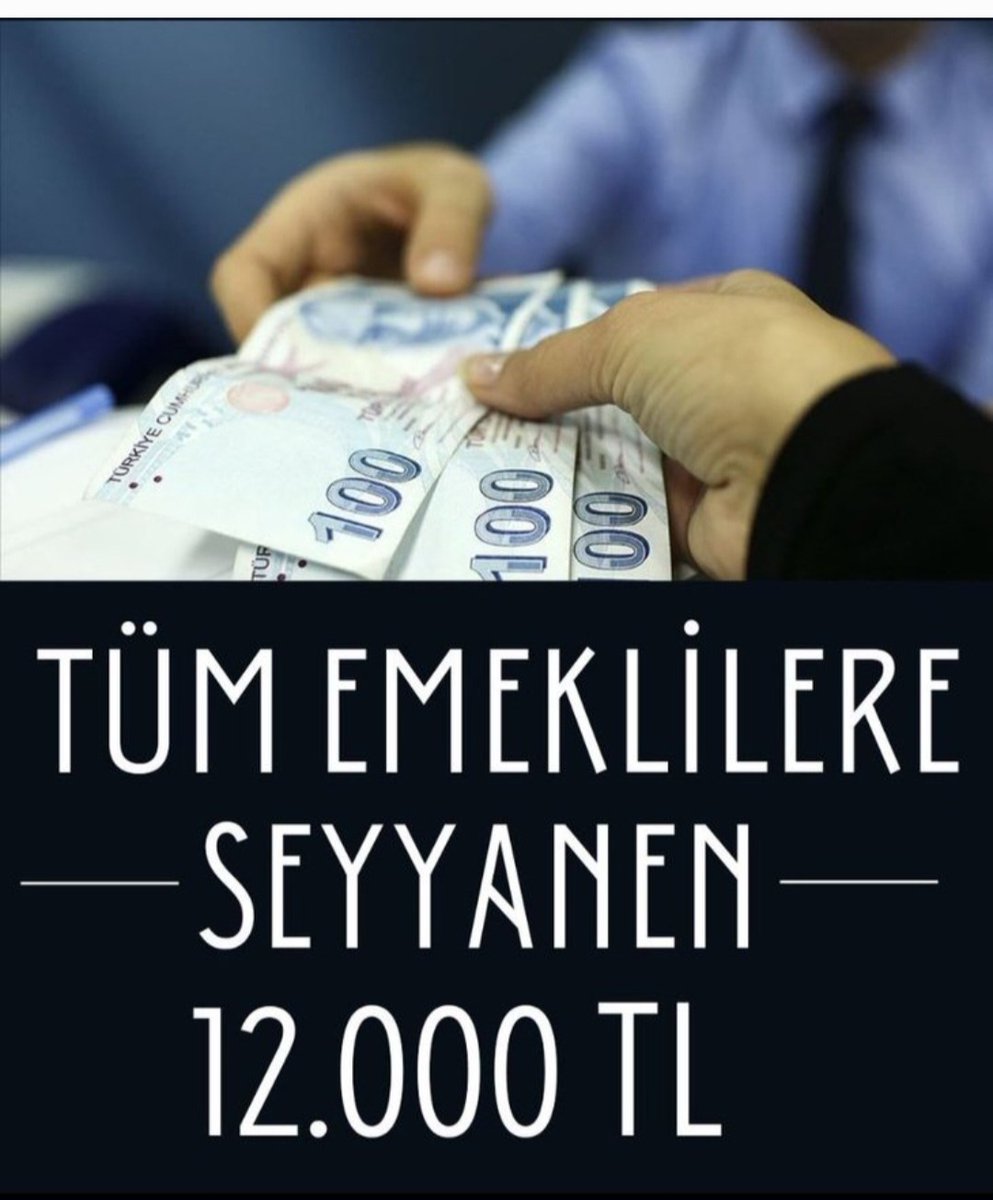 Kendilerine Hak Gördüklerini 
Bizlere Lüks Görüyorlar.

16 milyon Emekliye EKONOMİK 
ve PSİKOLOJİK "MOBİNG" yapılıyor
#EmeklininÖfkesiBitmiyor 
Öfkesi her geçen gün artan EMEKLİ, sandığı bekliyor📌

#EYTnin5000KısmiHakkıNerede
<a href="/RTErdogan/">Recep Tayyip Erdoğan</a>
 <a href="/Akparti/">AK Parti</a> <a href="/isikhanvedat/">Prof. Dr. Vedat Işıkhan</a>
<a href="/avabdullahguler/">Abdullah Güler</a>