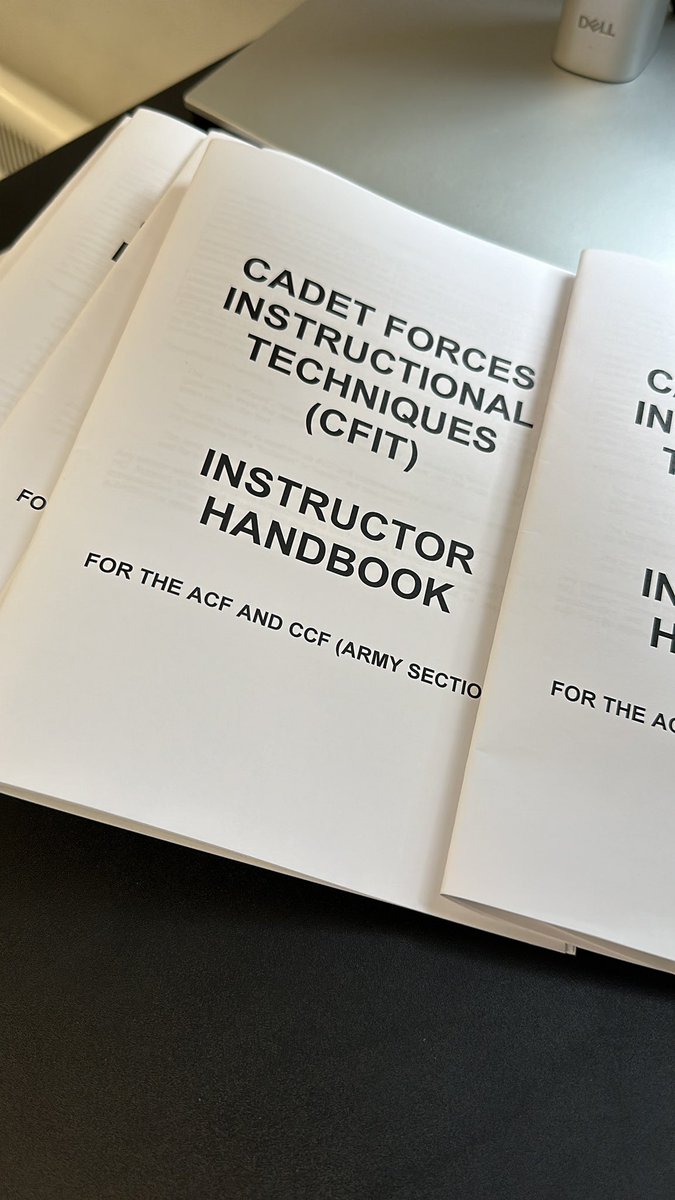 Preparation for tonight’s training. Giving cadets the power and the tools to inspire others.