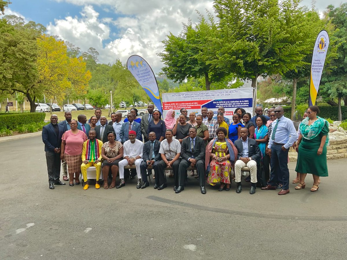 The Pre- Network of African Parliamentary Committees of Health #NEAPACOH2024 meeting kicks off in Maseru, Lesotho, focusing on Gender-responsive TB programming in Africa and the Integration of Population, Health ,Environment and Development ( PHED) #NEAPACOHUHC #NEAPACOHSDG