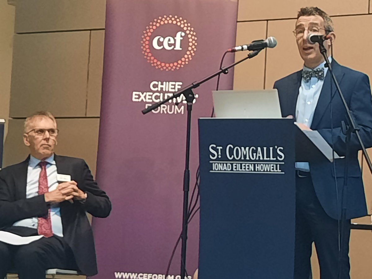 <a href="/DAERA/">Daera Scheffel</a> Minister <a href="/AndrewMuirNI/">Andrew Muir MLA</a> opens our symposium on harnessing behavioural science to support the transition to net zero. <a href="/ComgallsSt/">St Comgalls Ionad Eileen Howell</a> packed with reps from across public services. Looking forward to hearing from sterling panel of international experts this morning.