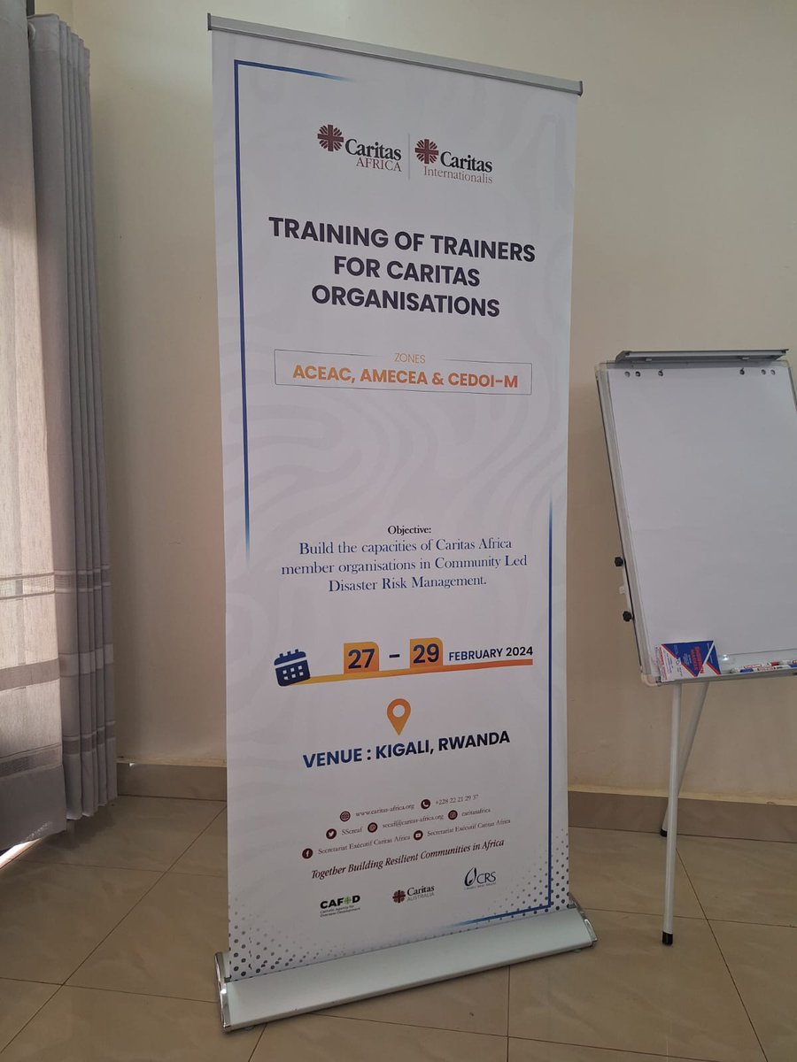 This Week we're promoting integral human development through training Caritas Africa member organisations on Community Led Disaster Risk Management. This training is funded by @Iamcaritas and <a href="/CAFOD/">CAFOD</a> and has technical support from Gisele Henriques of <a href="/CatholicRelief/">CatholicRelief</a> / <a href="/CaritasAust/">Caritas Australia</a>