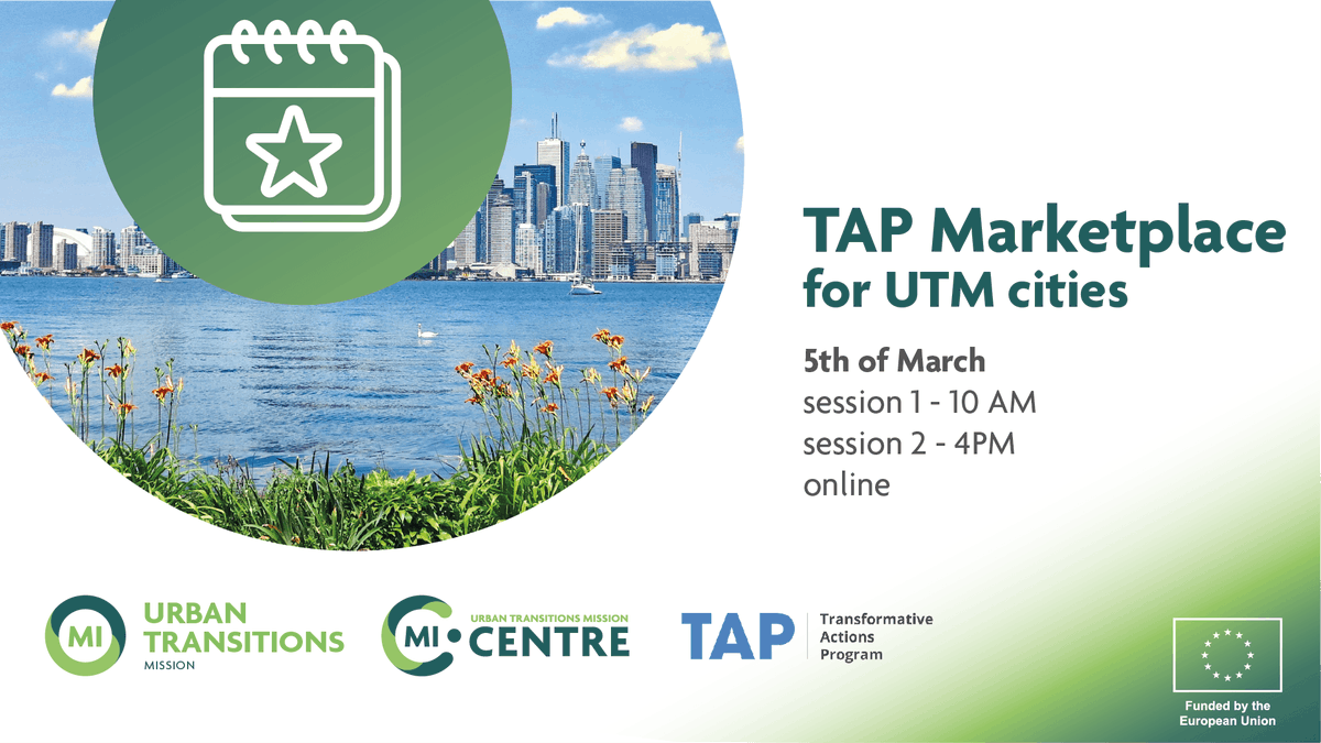 Join us for a special session of the informative webinar dedicated to the #urbantransitions community! Learn how TAP empowers governments to turn net-zero and resilient infrastructure concepts into actionable projects. Mark your calendars for March 5, two slots available! 👇