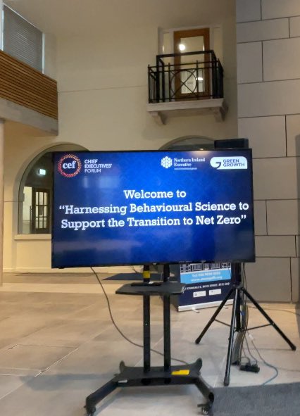 Minister <a href="/AndrewMuirNI/">Andrew Muir MLA</a> opened the <a href="/chiefexecforum/">ChiefExecutivesForum</a> on #behavourialchange &amp; #climateaction with guest speaker #tobypark <a href="/B_I_Team/">BIT</a> at St Comgalls Divis Street in Belfast #chiefexecutivesforum #climatechange <a href="/iLab_NI/">Innovation and Consultancy Service</a> <a href="/ClimateNI/">Climate Northern Ireland</a>