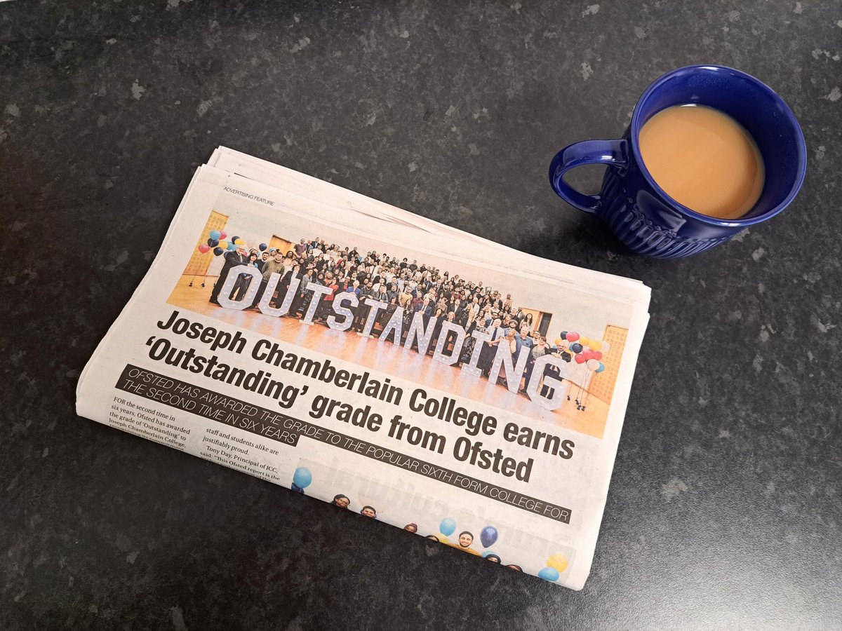 Stop the presses! Did you happen to spot us in the Birmingham Mail over the weekend? Read the full article here - birminghammail.co.uk/special-featur… #collegelife #ofsted #ofstedoutstanding #birmingham #birminghammail #education #HigherEducation #highereducationUk