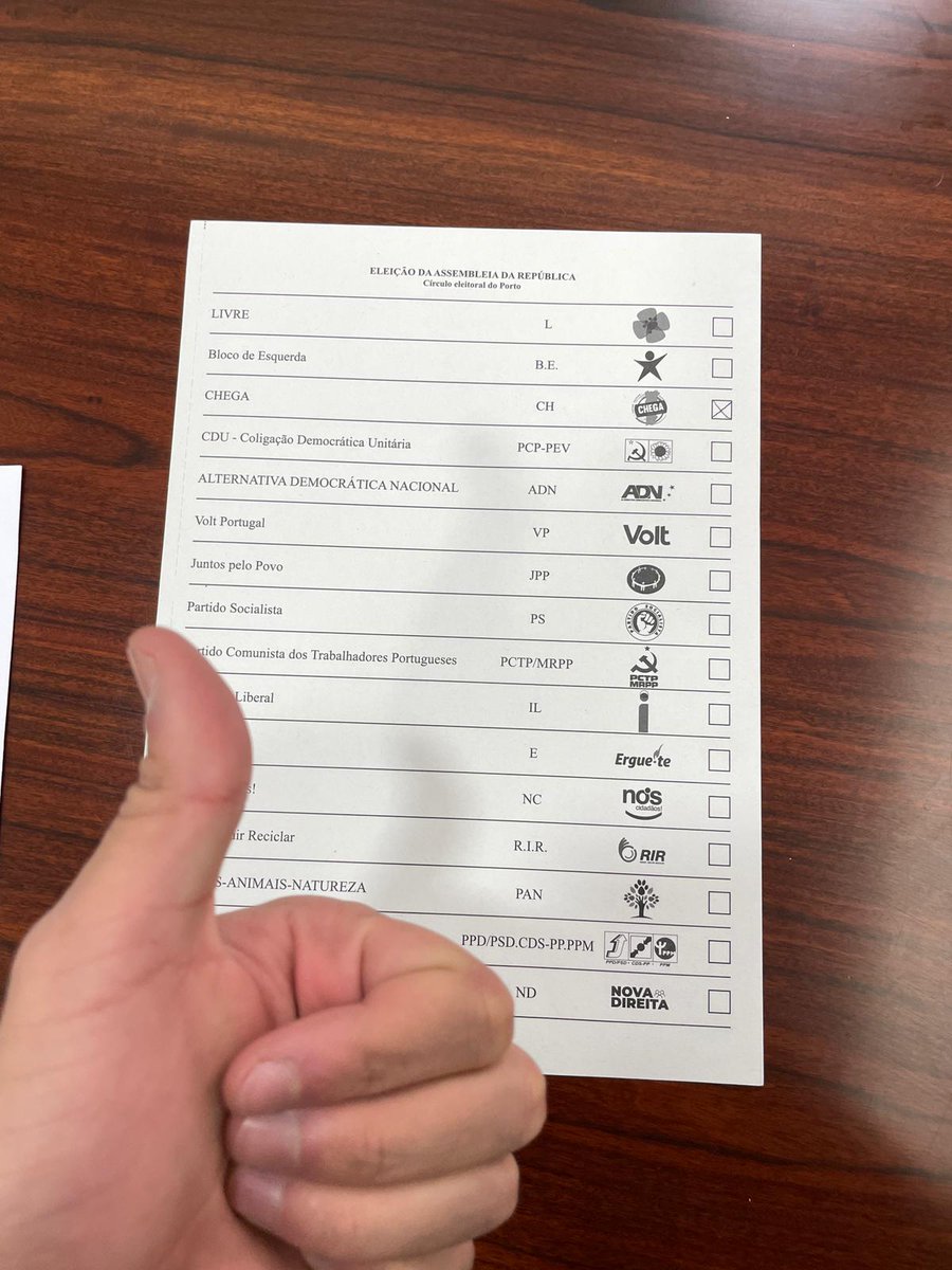 pressinhas69's tweet image. Orgulho de sobrinho, que estando a estudar fora do país, não descurou o seu dever cívico ❤️