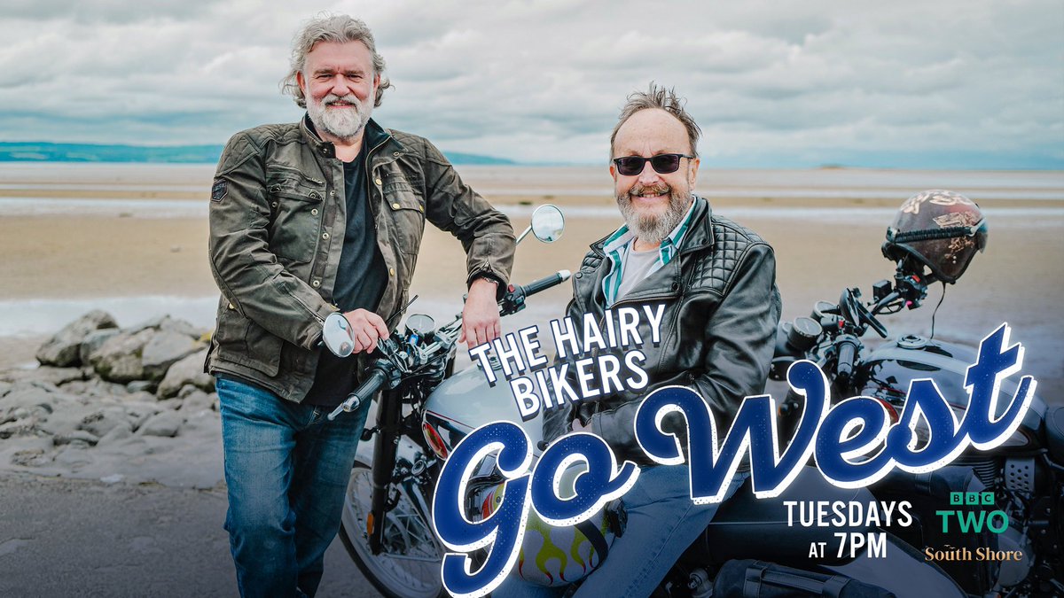 There’s another episode of #thehairybikersgowest TONIGHT at 7pm on @bbctwo !! This week the Bikers explore all that’s on offer in Merseyside and The Wirral, trying different foods and cooking a few delicious dishes along the way Happy Watching!! #hairybikers #bbctwo