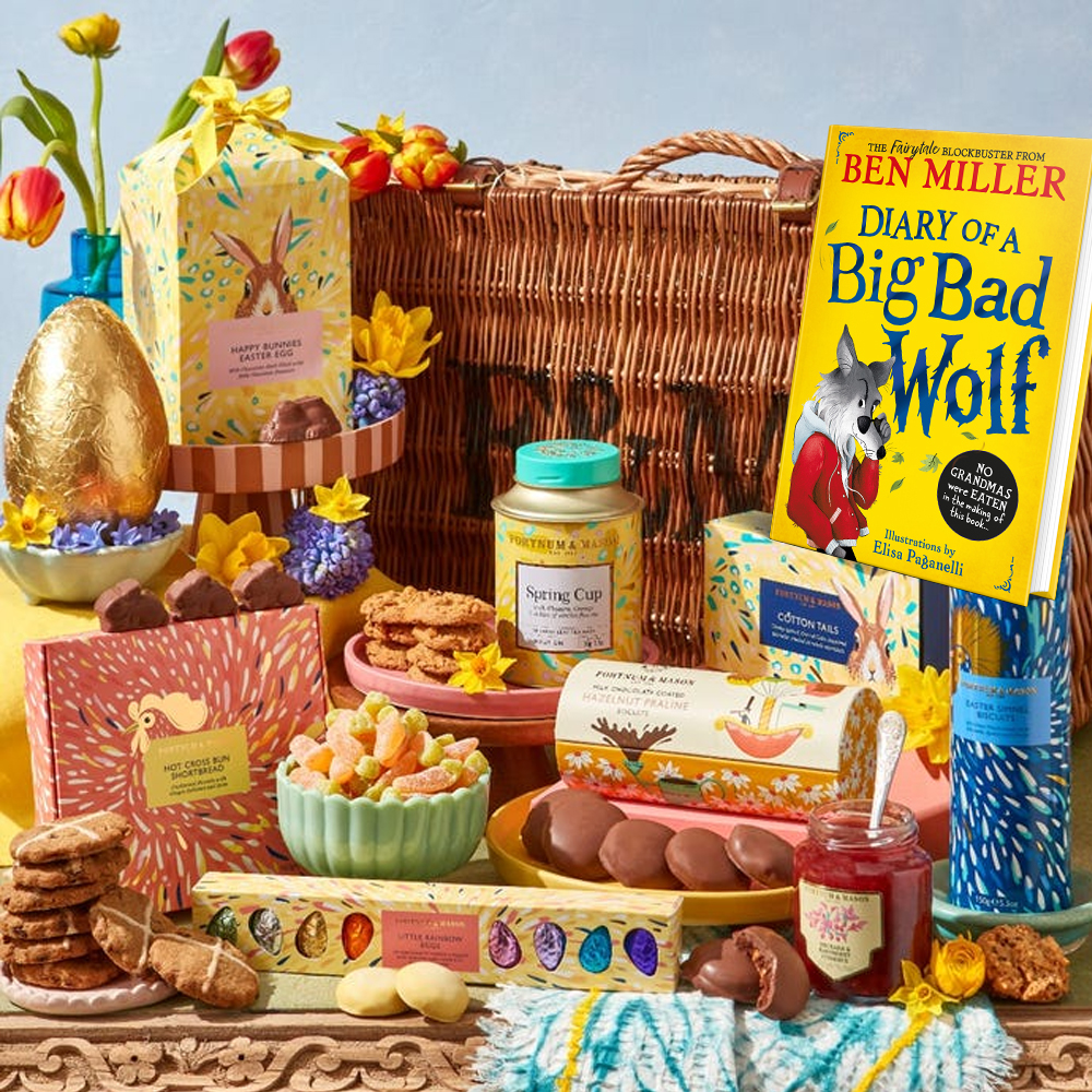 R/T to #WIN a copy of my new book DIARY OF A BIG BAD WOLF & @Fortnums Easter hamper Diary of a Big Bad Wolf is a HOWLingly funny fairytale, out 14th March amzn.to/3UVLoFc Over 18s,🇬🇧 🇮🇪 only Comp closes 12th March midday GMT Good luck! TB