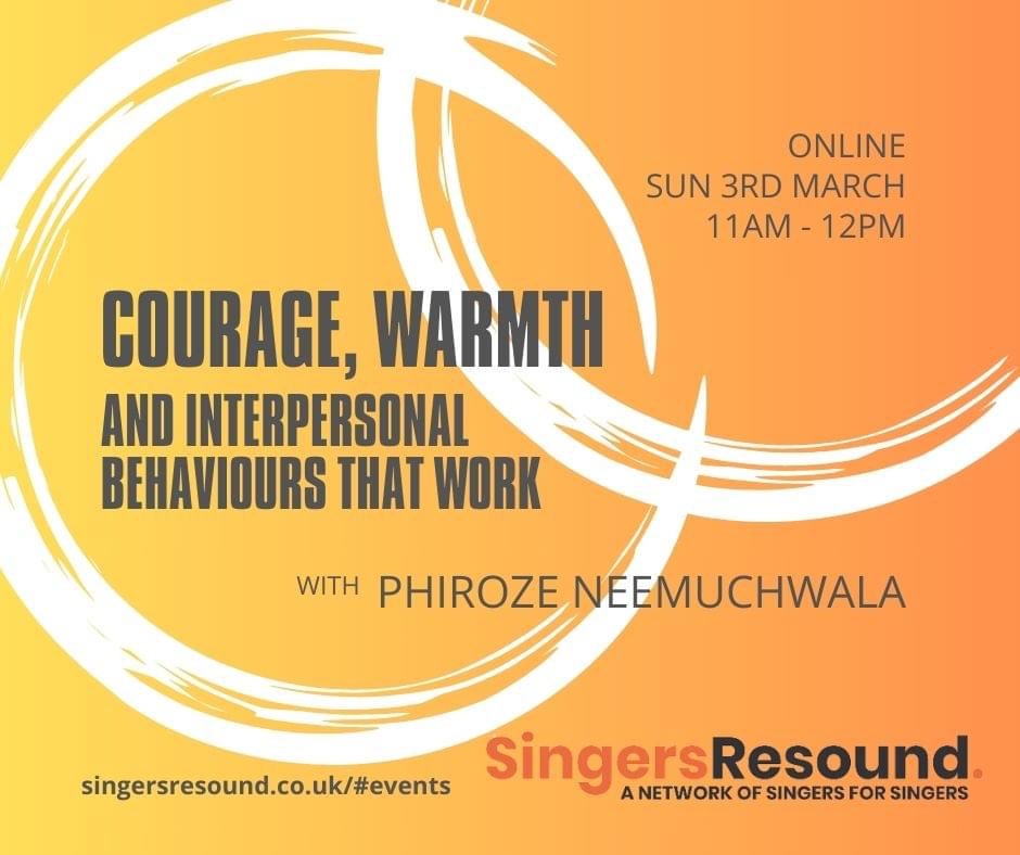 This Sunday 3rd March, 11am Sign up for a free ticket: singersresound.co.uk/#events