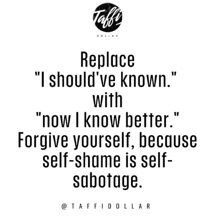 #SelfForgiveness