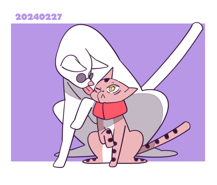 五悠「猫五悠 」|ニボシのイラスト