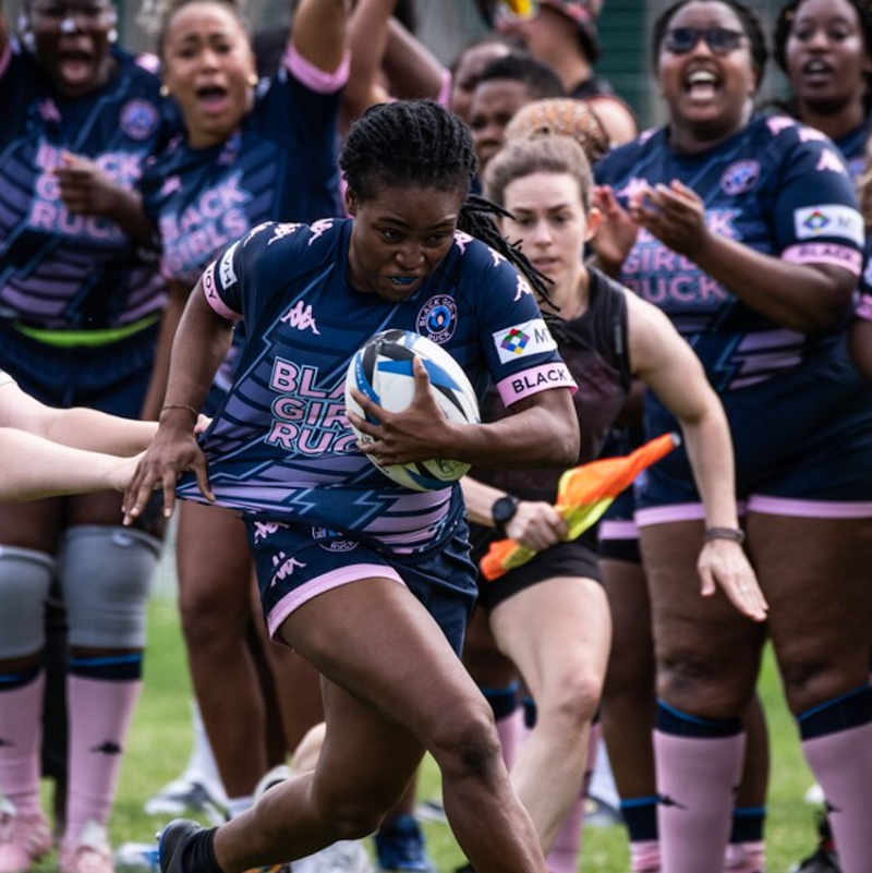 RFU's tweet photo. 🗣️ “We wanted to make the game feel comfortable for black women, create a space where they feel safe and welcome and give others the experience that we have had playing rugby.”

Read more about the @BlackGirlsRuck podcast that shines a light on black women in rugby ⬇️