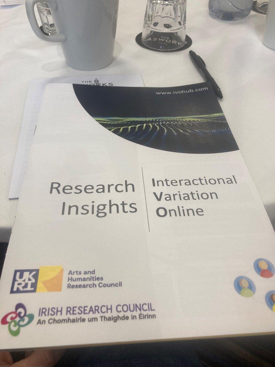Interactional Variation Online (@ivohub) on Twitter photo Starting into a day of sharing our research insights and discussions in Belfast <a href="/IrishResearch/">We are now Research Ireland</a> <a href="/ahrcpress/">Arts and Humanities Research Council</a> Starting into a day of sharing our research insights and discussions in Belfast <a href="/IrishResearch/">We are now Research Ireland</a> <a href="/ahrcpress/">Arts and Humanities Research Council</a>