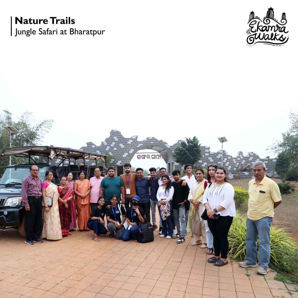 ekamrawalks's tweet photo. Lost in the enchanting rhythms of the jungle at Bharatpur... Calling all weekend warriors! Gather your friends and join us on this epic jungle safari at Bharatpur🦚🚙
#ekamrawalks #bhubaneswar #bda #naturetrails #weekendsafari #wildlife
@BDA_BBSR @EkamraUtsav @balwantskalewa7 https://t.co/sqOF4RR0ch