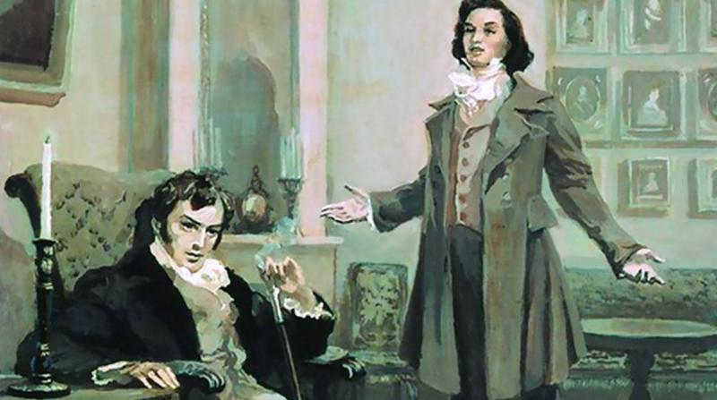 Russia's tweet image. 📚 #OTD in 1825, Chapter 1 of Alexander #Pushkin's novel in verse Eugene #Onegin was published.

8 years in the making, it is now a classic of world literature.

❓ #DYK that Eugene Onegin was the second verse novel in history? And of much more serious tone than Byron's Don Juan.