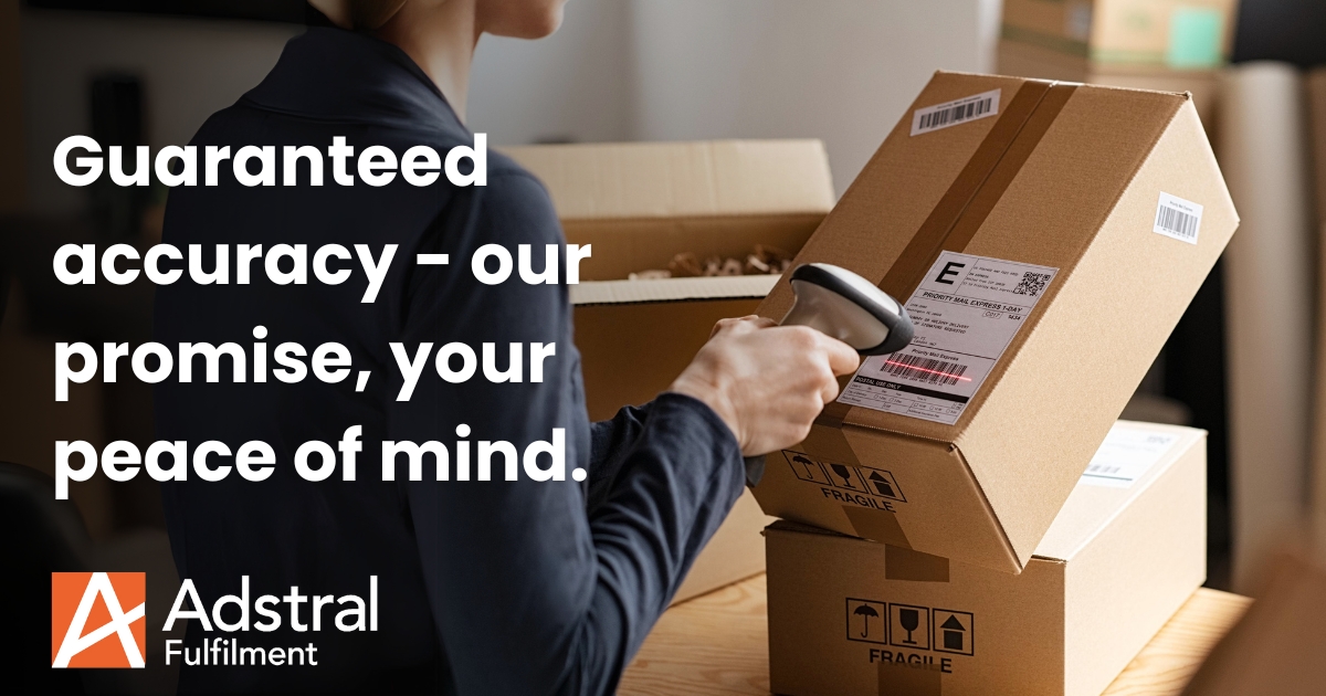 Guaranteed accuracy - our promise, your peace of mind.
Stringent checks, quality assurance and a track record of precision. Trust Adstral with your orders.

#AdstralFulfilment #BeautyCosmetics #3PLServices #Adstral #ProductLabelling #Branding #AdstralQuality #Sustainability