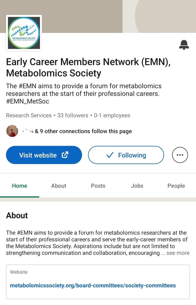 EMN is on LinkedIn! 📌 linkedin.com/company/emn-me… Join our LinkedIn community to stay updated on the latest developments, network with fellow professionals, and explore exciting opportunities. 🎯 Let’s connect, learn, and grow together! #EMN #Metabolomics #LinkedIn #MetSoc24