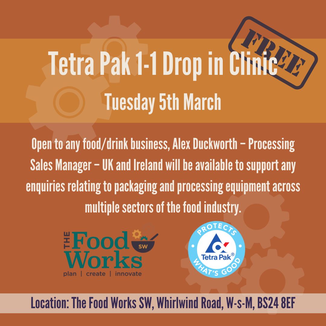 Looking to explore your packaging options? You can book a free in person appointment or a distance call for next Tuesdays session with Tetra Pak here. eventbrite.co.uk/e/810103169387…