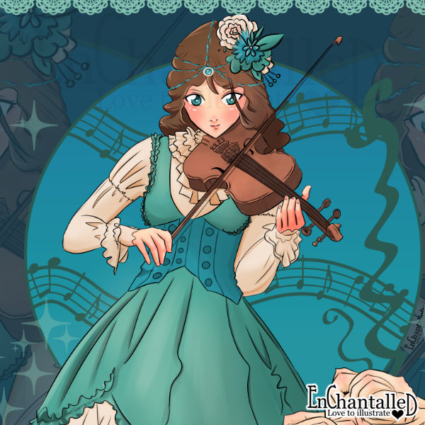 EnChantalled's tweet photo. Achter de schermen ben ik bezig met nieuwe illustraties, maar die houd ik nog even geheim voor later. Nu is eerst het jubileum feest waar bij ik de illustraties van de afgelopen 10 jaar eer. 

Ik begin met Viool. Deze heb ik gemaakt in 2015.

#viool #mangameisje #animetekening https://t.co/JeZi7ag3Kj