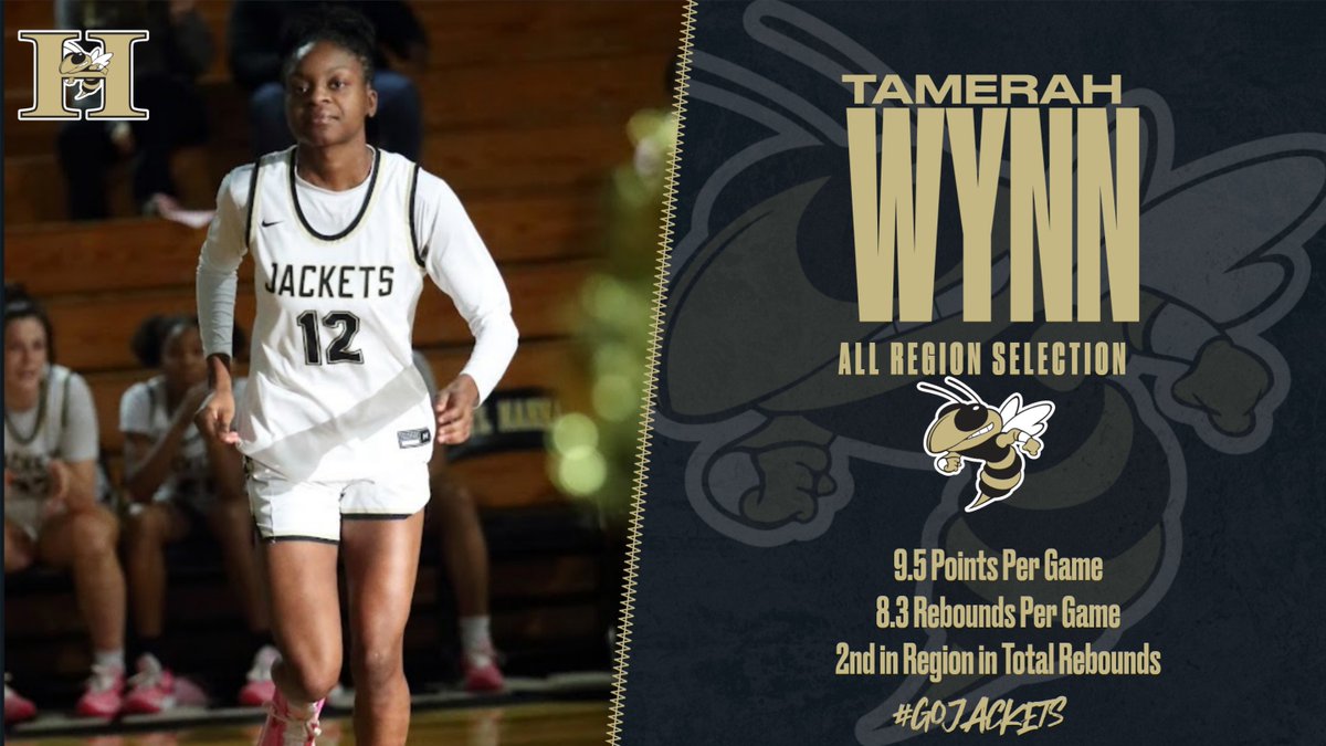 Congrats to junior Tamerah Wynn on being named to the Region 1-AAAAA Girls Basketball team. <a href="/TLHanna_AD/">Thomas Bell</a>