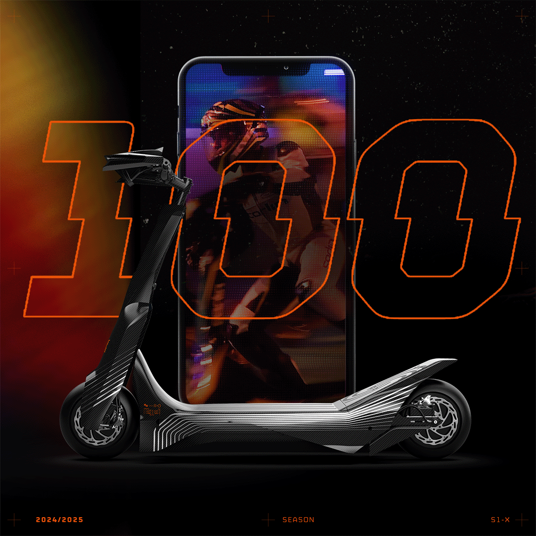 Did you know that the battery capacity of the S1-X scooter is 100x that of the average smartphone? 📱 #eSkootr #micromobility #racing
