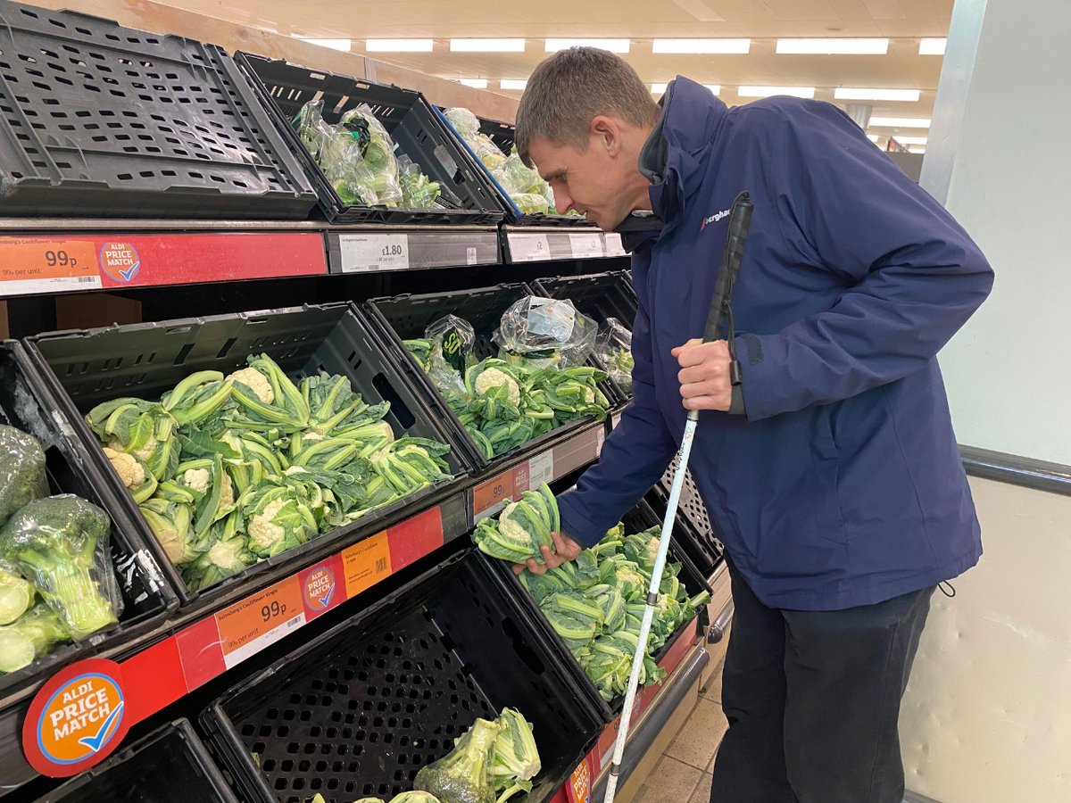 Sussex SLCs are excited to welcome blind & partially sighted people to their 'Supermarket Accessibility event today.  We can't wait to welcome guest speakers from @navilens, @ProcterGamble, @sainsburys, & @Morrisons, to talk about their work to #MakeRetailAccessible.