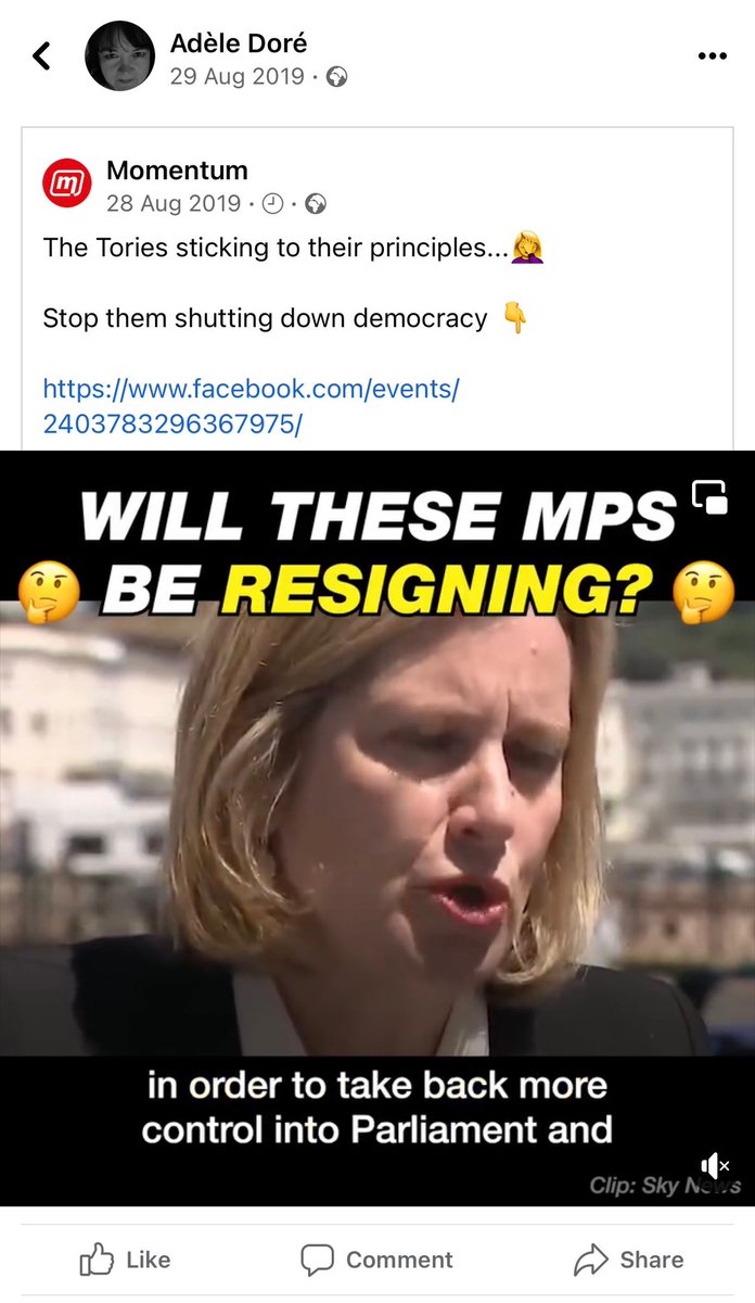 O dear...there's lots like this from Adele the tory. Not sure how many tories support momentum?? @FinningleyWard @DoncasterCA @GuidoFawkes @NickAllen1987 @JamesVHart @AndrewI66734365 @SMowerJourno @tomorrowsmps