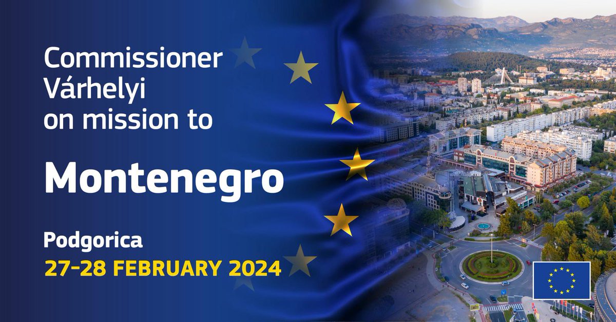 I came with a clear message.

#Montenegro 🇲🇪 is the most advanced candidate country in its accession negotiations.

Our aim is to drive Montenegro forward to the next level: 

We are all set to close the interim Benchmarks. 

We are committed to move forward.