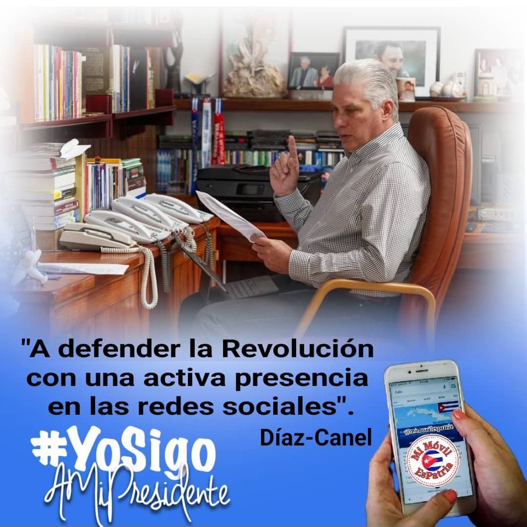 ContinoKety's tweet image. Buenos días #Cuba un saludo para la #GenteQueSuma con claridad lo aseveró @DiazCanelB "nuestras razones, convicciones y realizaciones deben estar visibles y presentes en las redes sociales", yo digo que #MiMóvilEsPatria ¿Y tú?