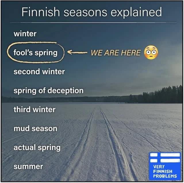 Who’s looking forward to second winter? 😐