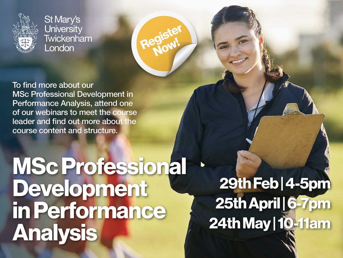 Performance Analysis @ St Mary's University tweet media