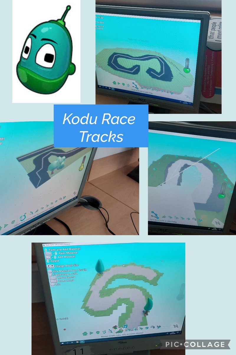 MGLWORLD_Craig's tweet photo. Class 11 @HolyNamePrimary used their creative skills to design their own race tracks using Kodu. They then tested the tracks by adding a vehicle that they could control using the keyboard. #holynamecomputing https://t.co/alp57jGuPv