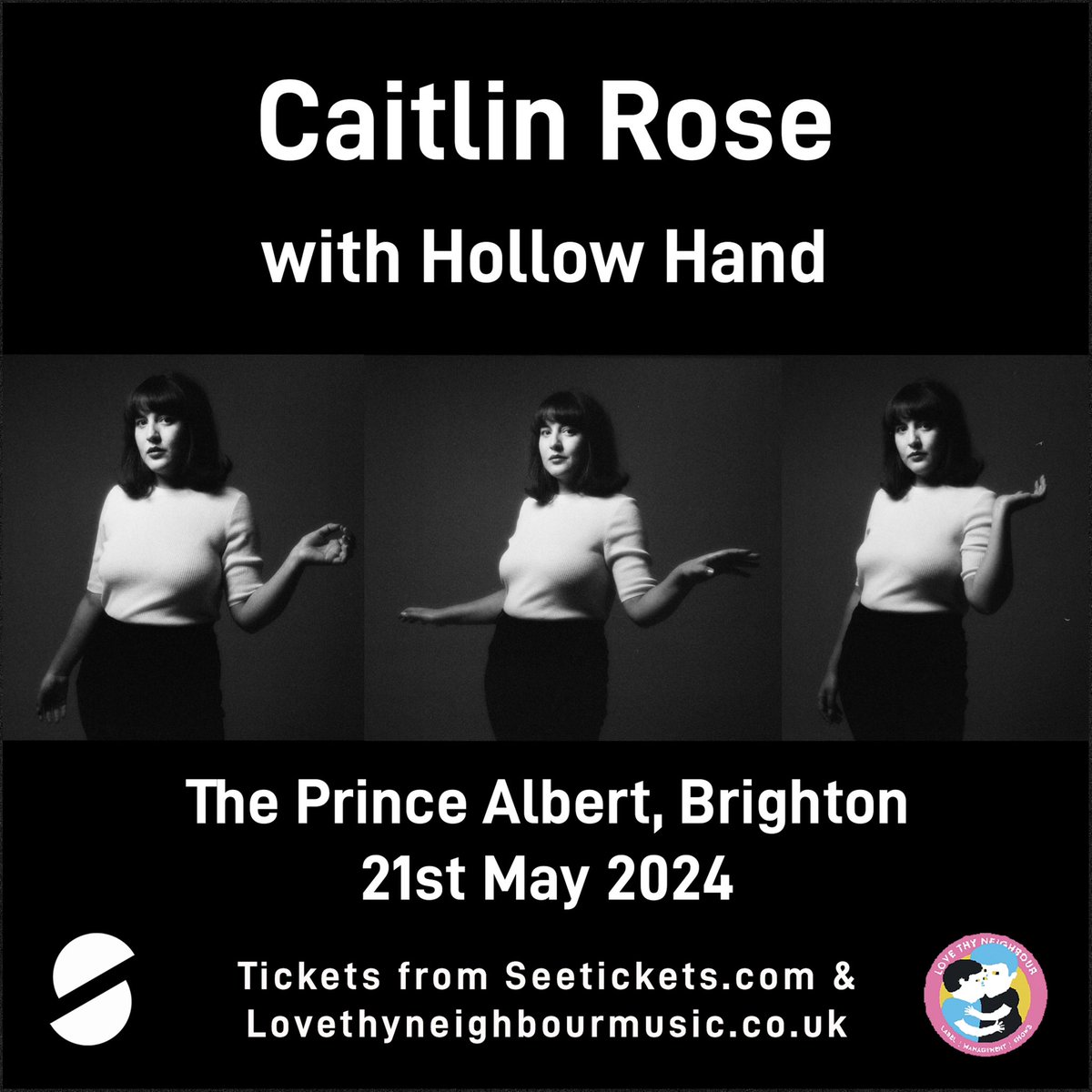 LIVE W/ @TheCaitlinRose 💀🪶 Tickets: linktr.ee/hollowhand