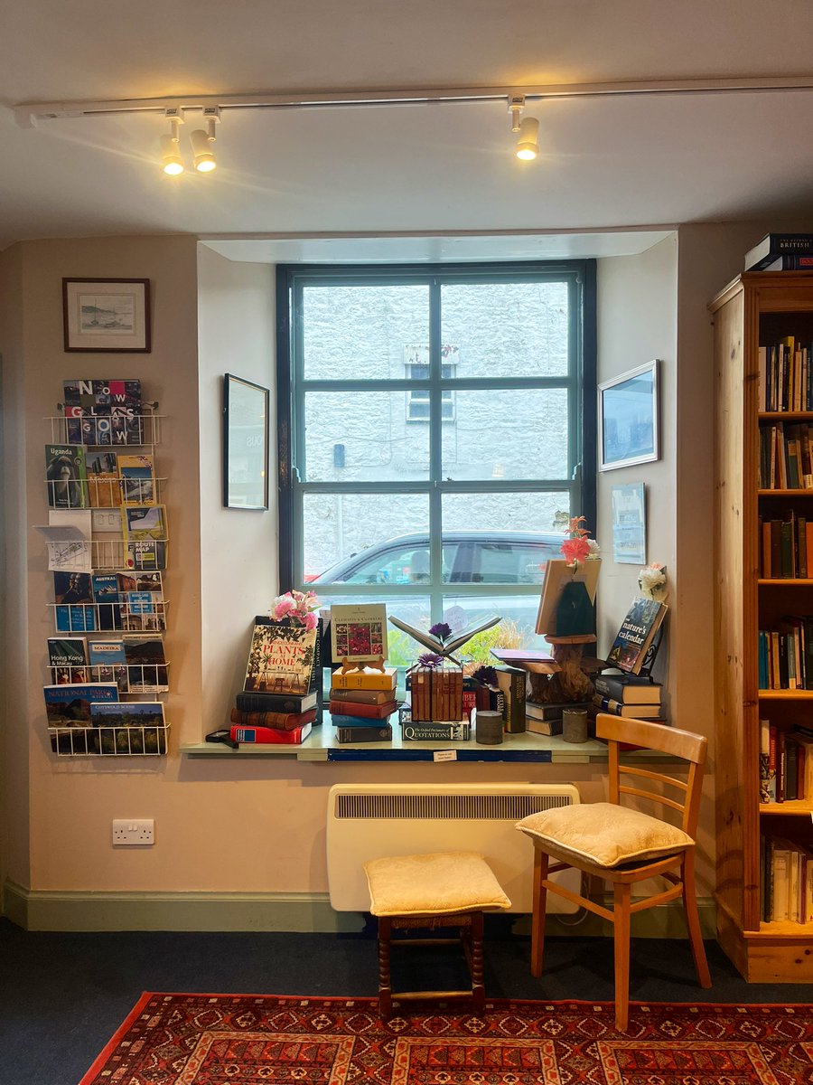 I’m running a bookshop in Scotland! 🏴󠁧󠁢󠁳󠁣󠁴󠁿 For a week, anyway. I’m the resident bookseller at @openbookwigtown so come and browse my shelves if you’re in the area and thank you @OldBankBooks for the tour!